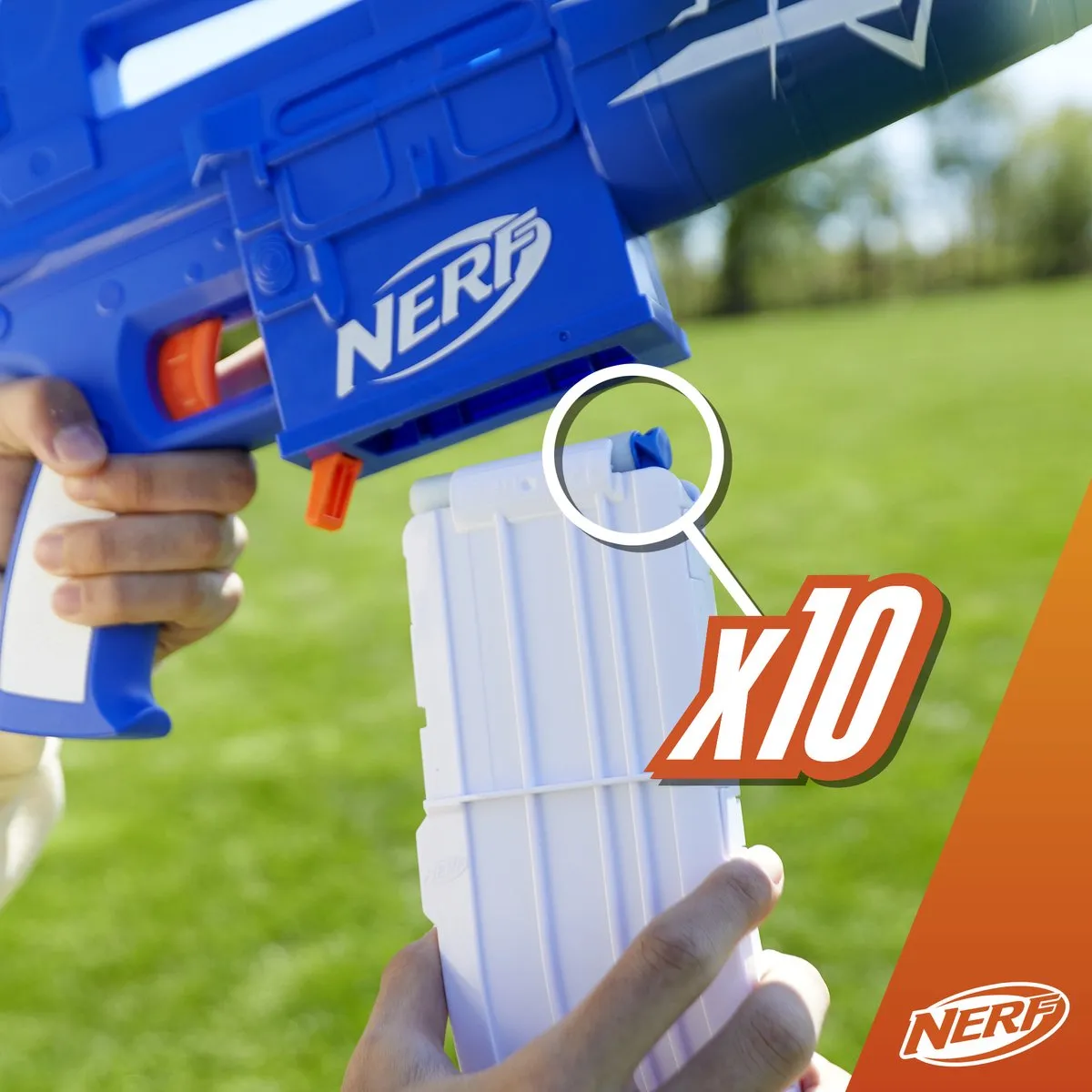 Nerf Fortnite Blue Shock Blaster F4108 - 4x Penlite