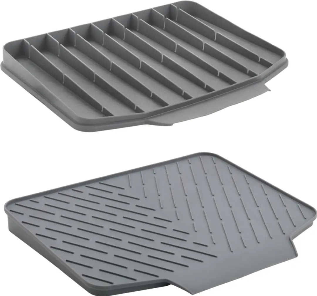 Metaltex Gravity Duo Afdruipmat 40x33cm - Antraciet
