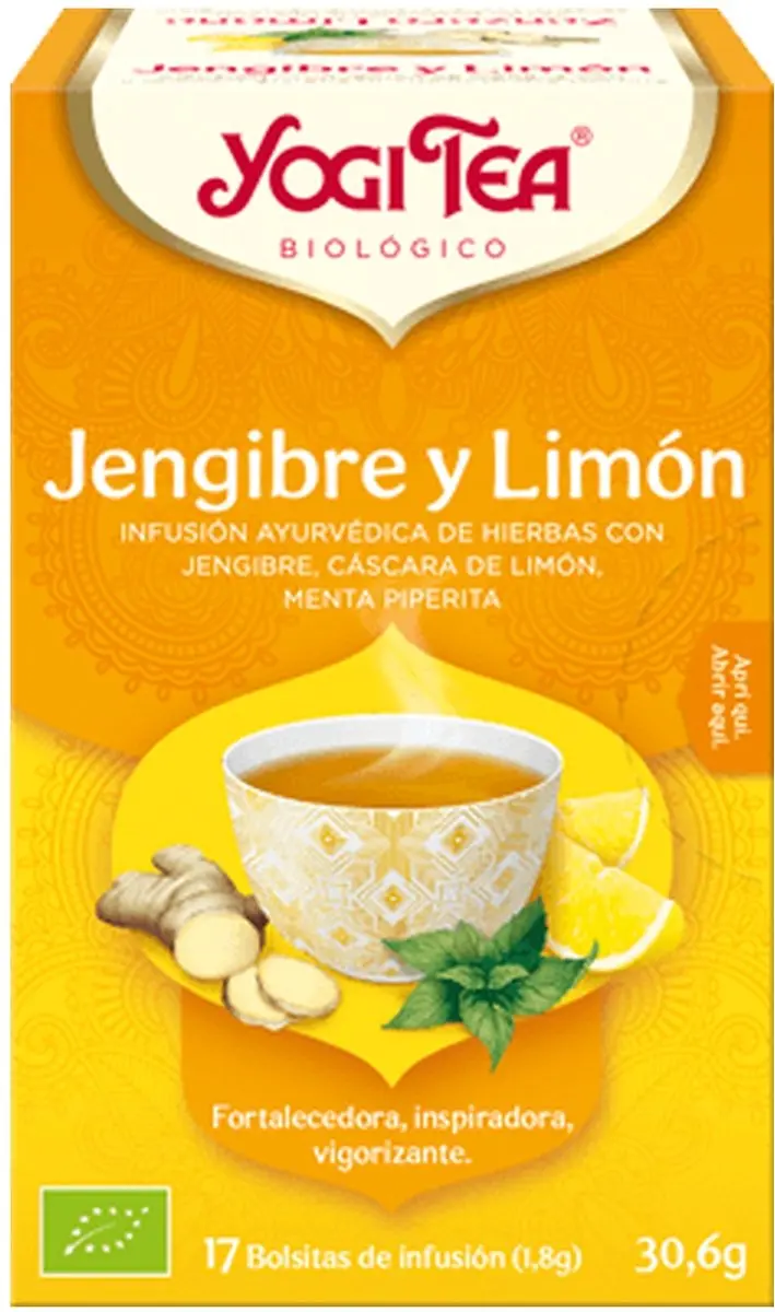 Yogi Tea Gember Citroen Biologisch 17 Zakjes