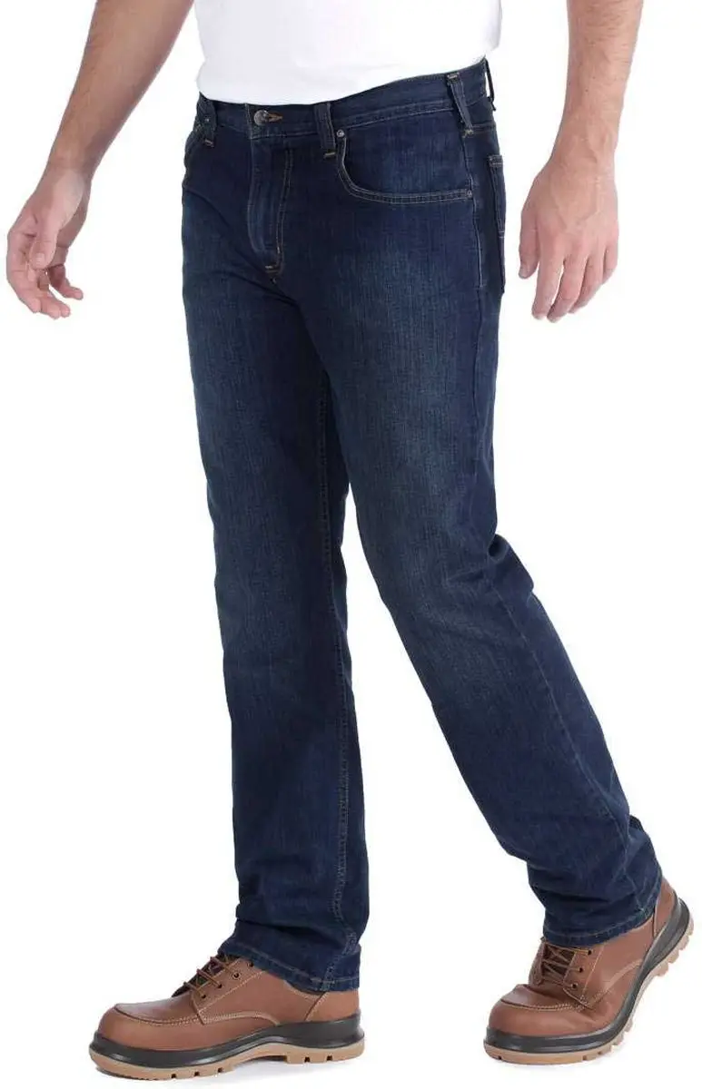Carhartt Straight Fit 5-Pocket Jeans 30/32 - Blauw - afbeelding 6 van 6