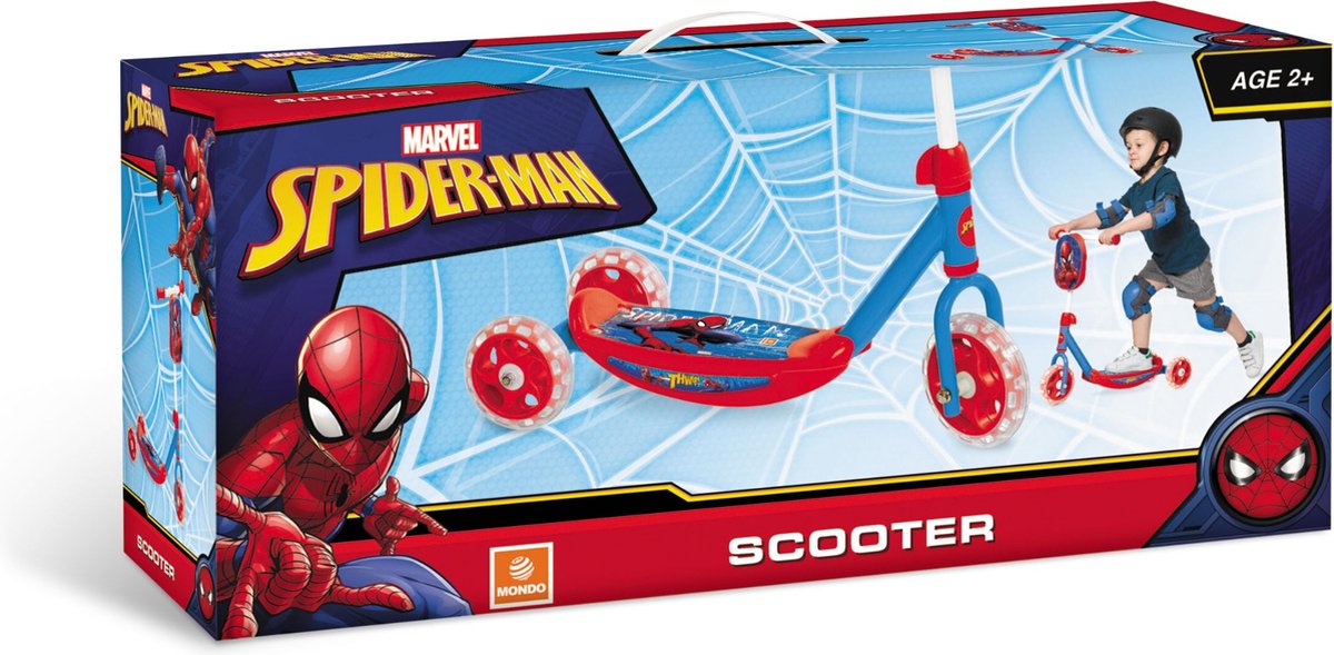 Spiderman Kinderstep met 3 wielen