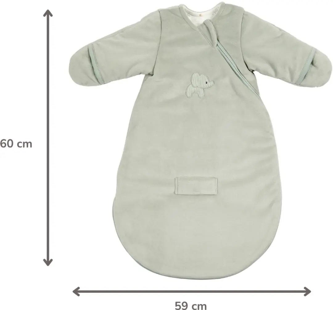 Nattou LouLou Baby Slaapzak 60cm - TOG 2,5 - Groen
