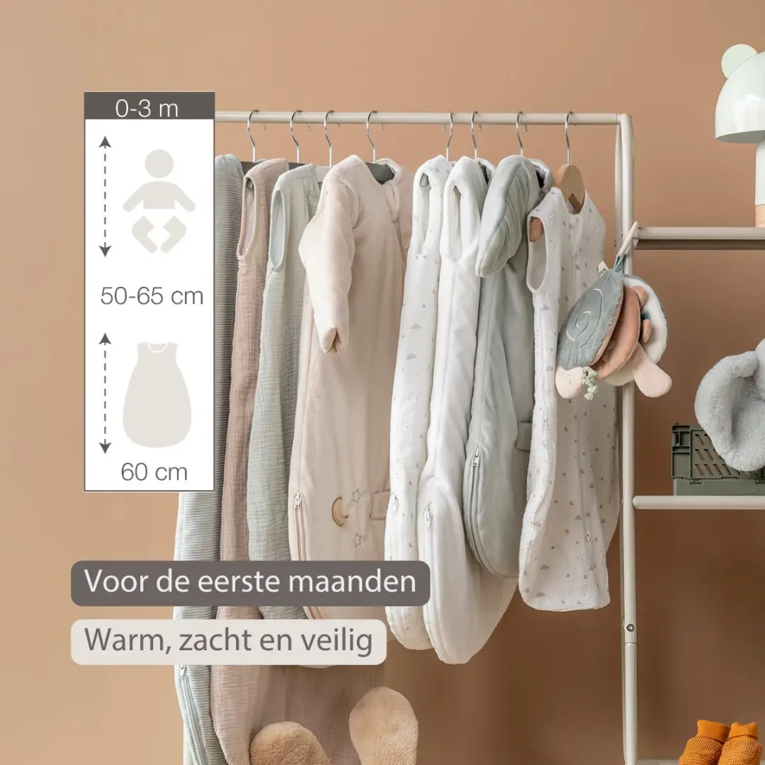Nattou LouLou Baby Slaapzak 60cm - TOG 2,5 - Groen - afbeelding 6 van 6