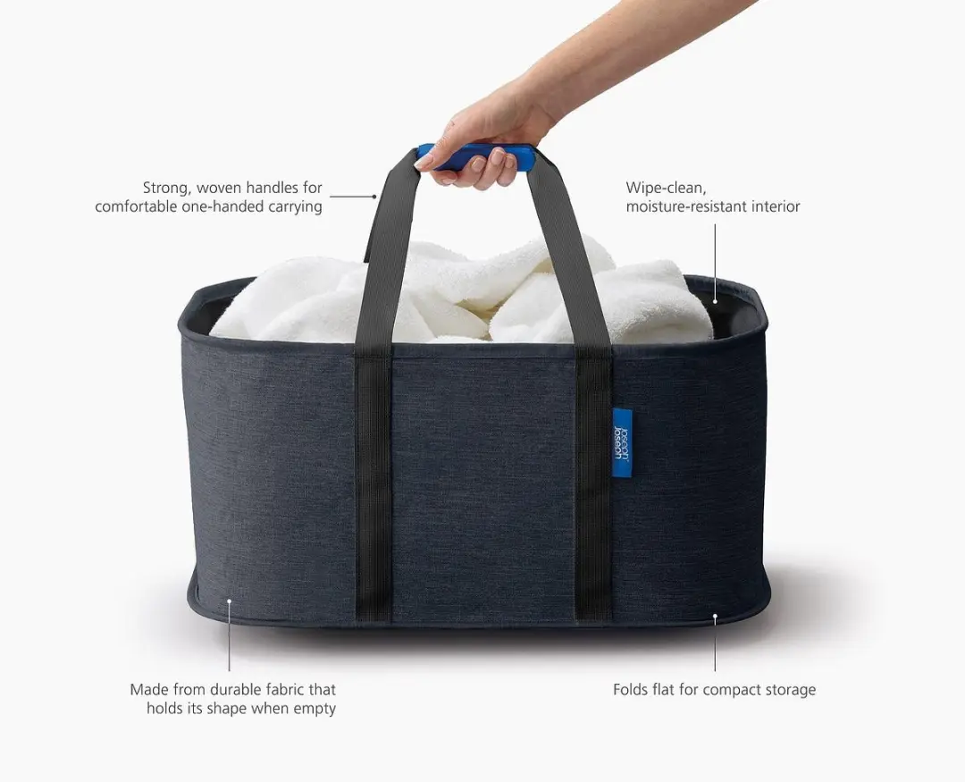 Joseph Joseph Hold-All 5000014 Opvouwbare Wasmand 35L - Carbon Black