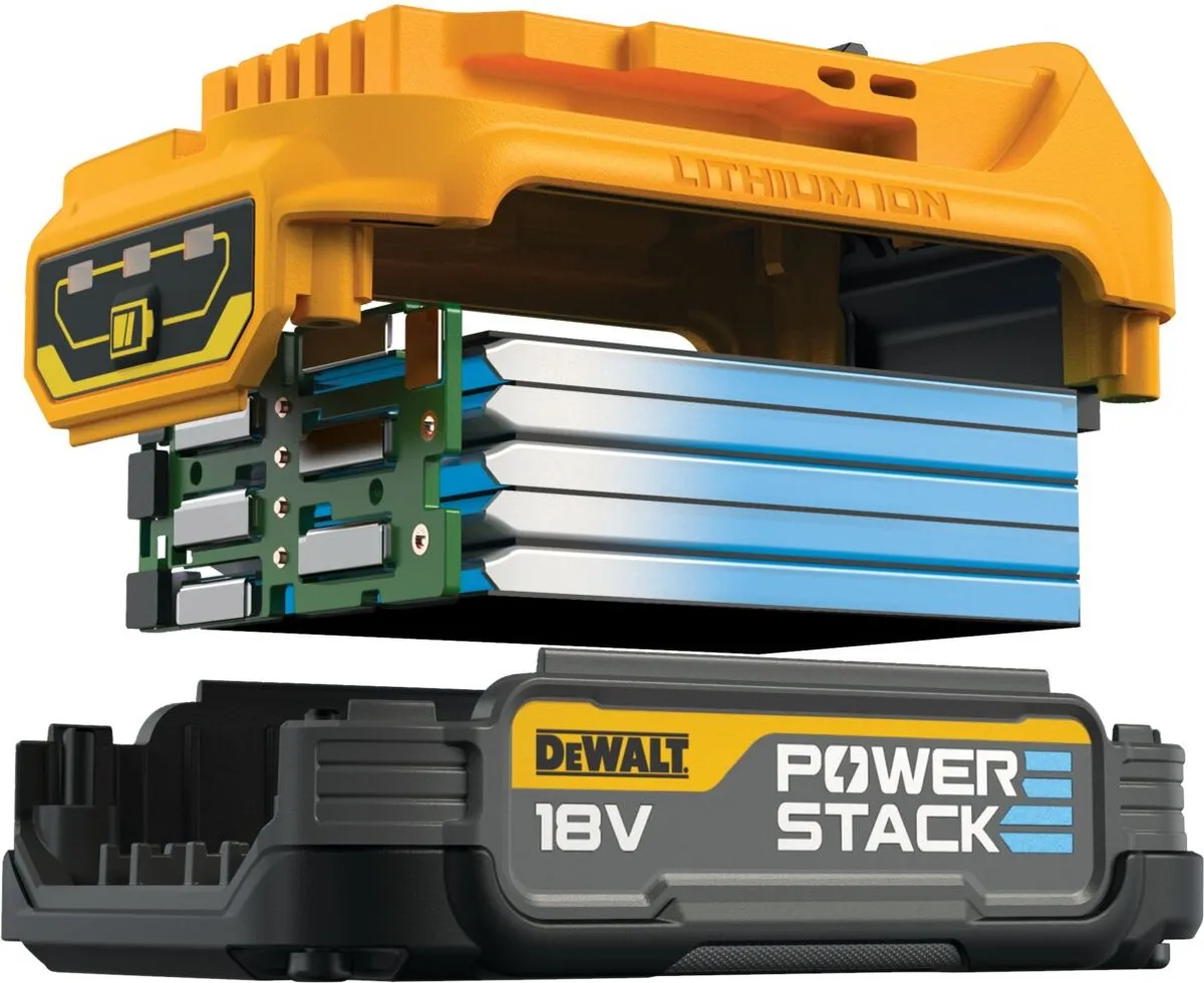 DeWalt DCK2062E2T Accu Combiset 18V XR POWERSTACK - 2x 1.7Ah