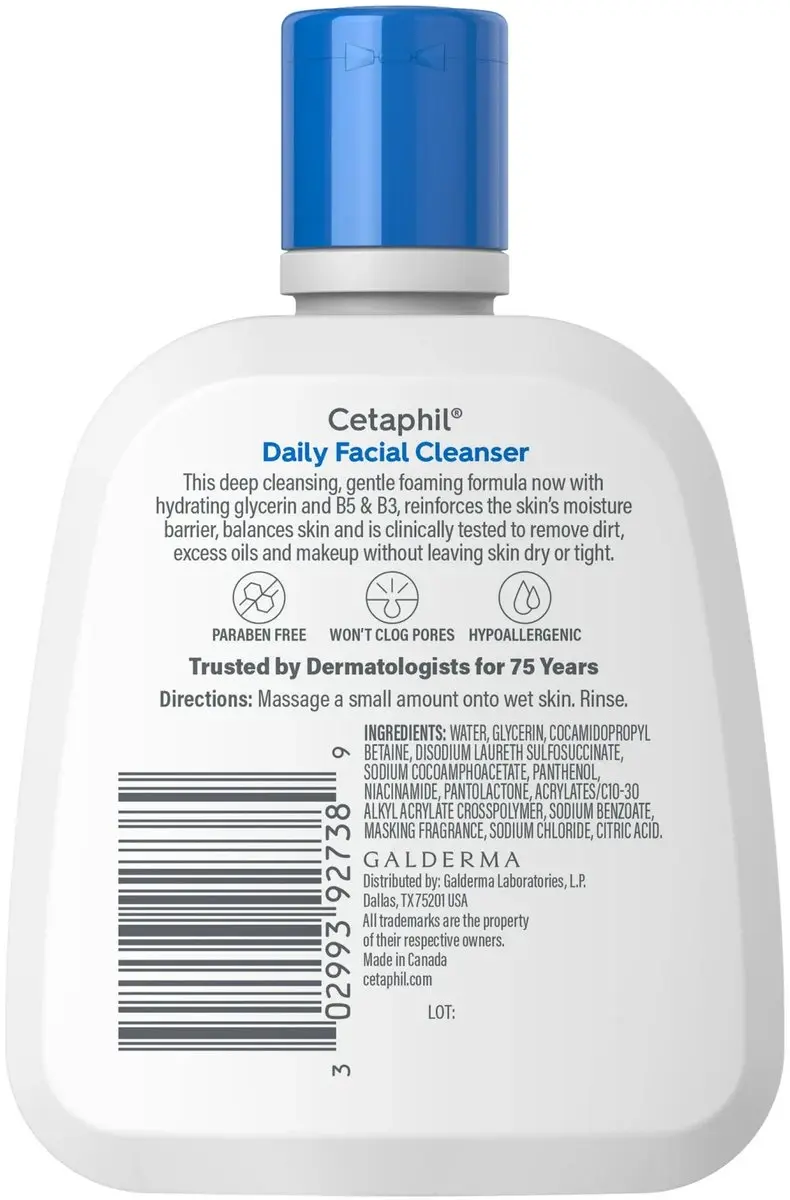 Cetaphil Face Wash Hydraterende Reiniger 118ml