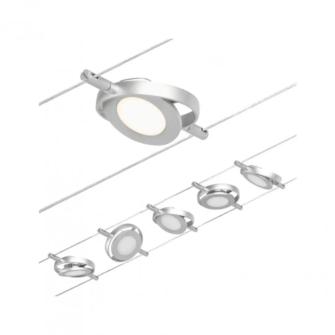 Paulmann 94414 Kabelsysteem Compleet LED - Chroom (mat)