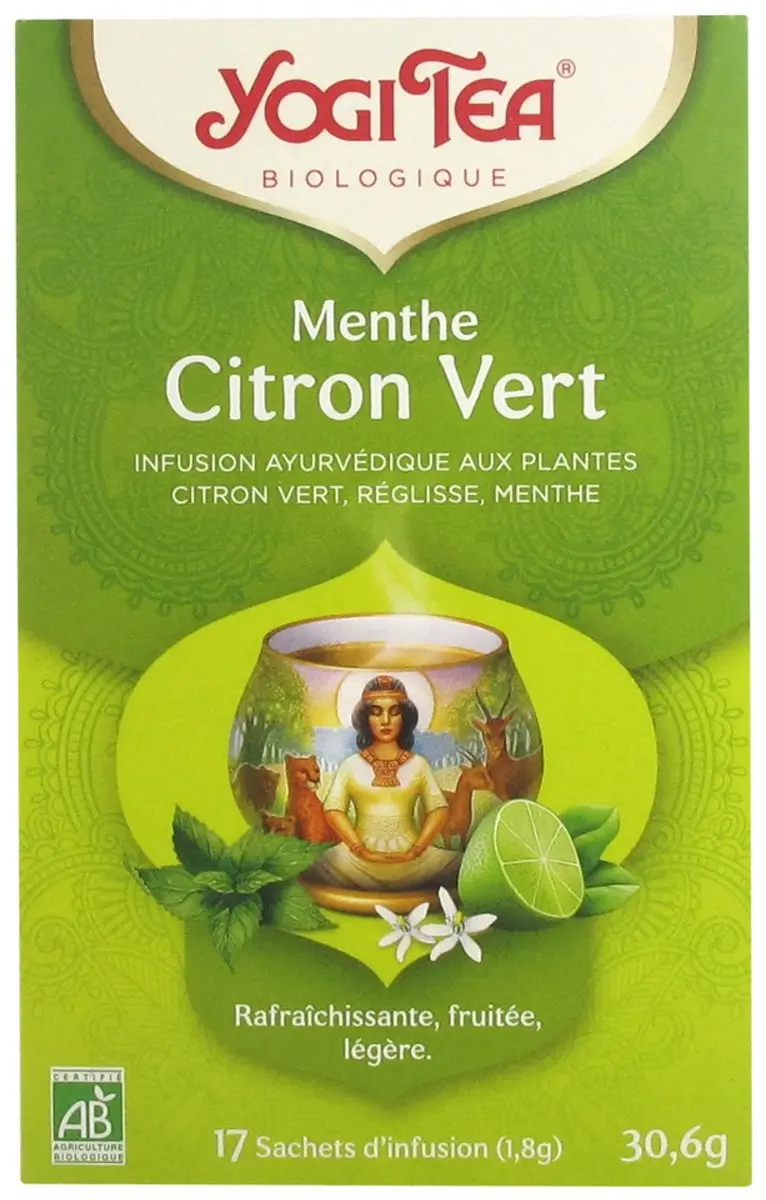 Yogi Tea Mint Lime Organic 17 Zakjes