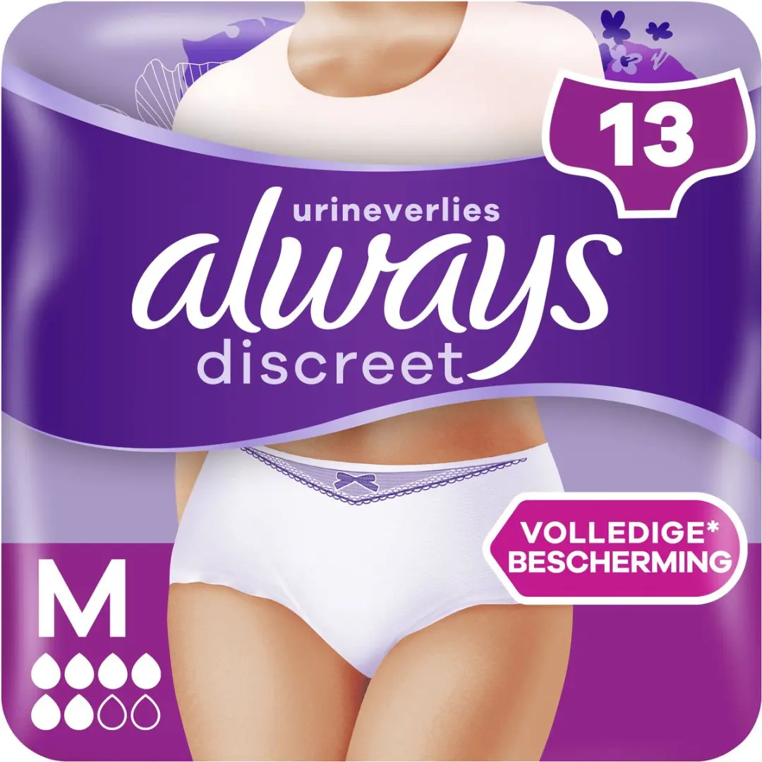 Always Discreet Incontinentiebroekjes Medium