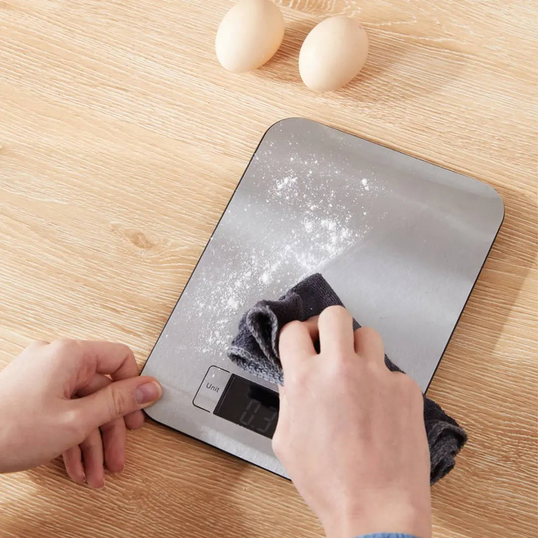 Monzana Digitale Keukenweegschaal 8kg - Zilver