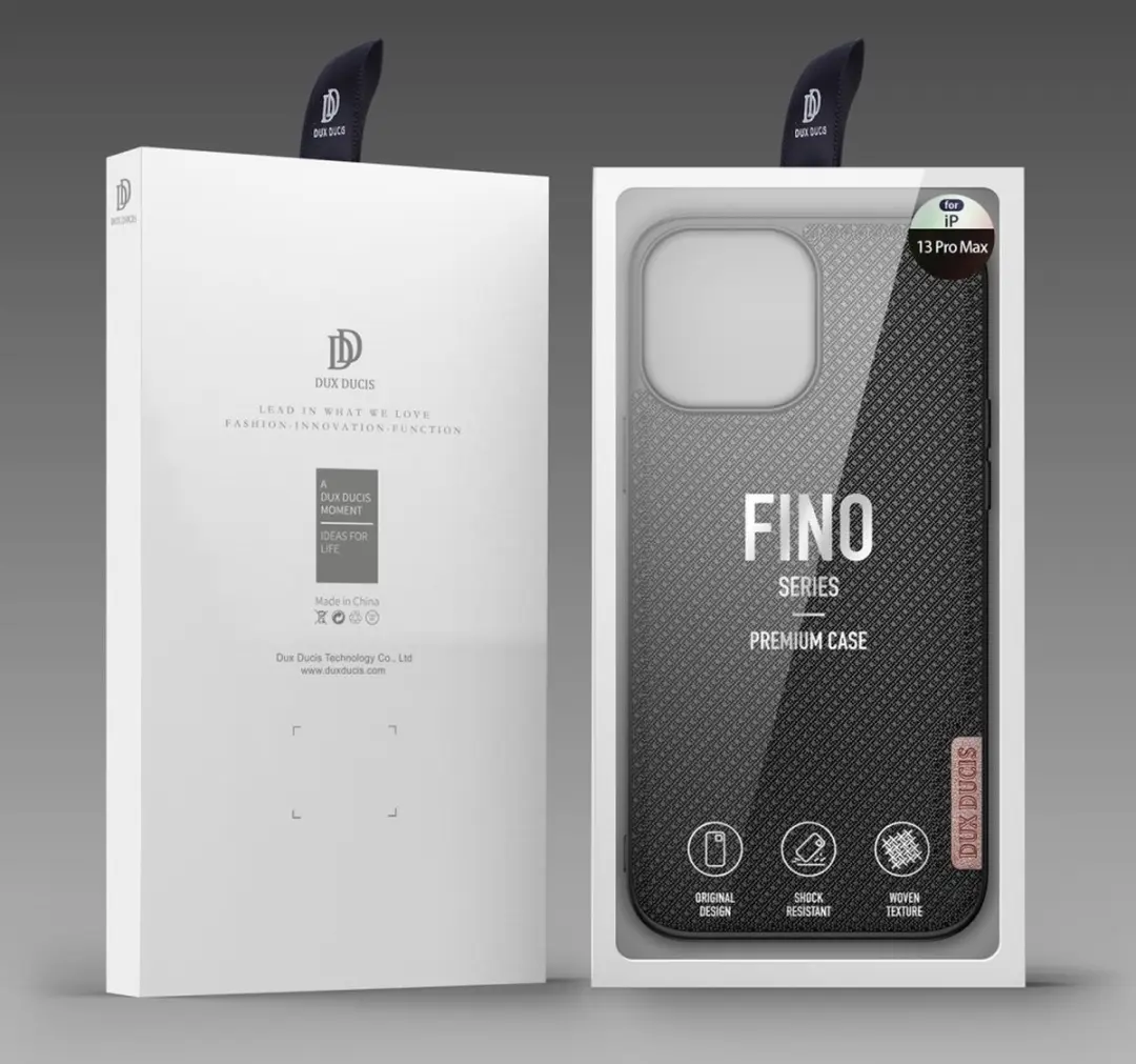 Dux Ducis Fino Series IP13PM-11 Hoesje - iPhone 13 Pro Max - Zwart
