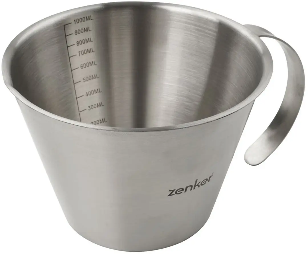 Zenker Roestvrijstalen Maatbekers Set 250ml & 1L