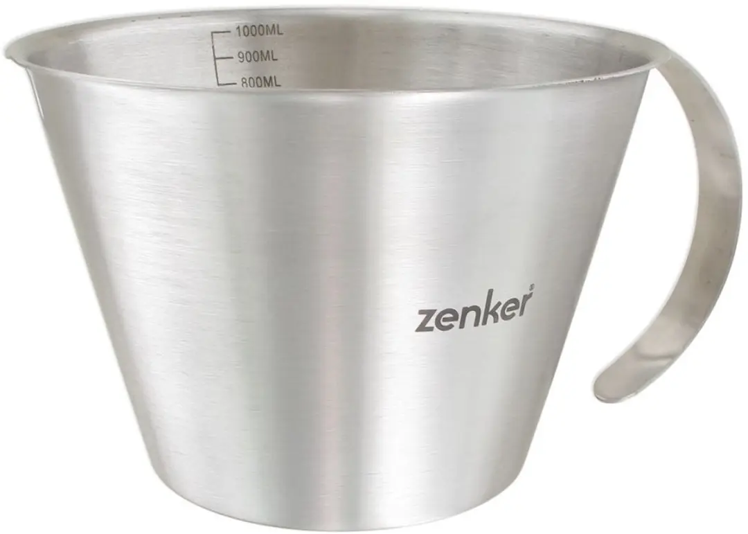 Zenker Roestvrijstalen Maatbekers Set 250ml & 1L