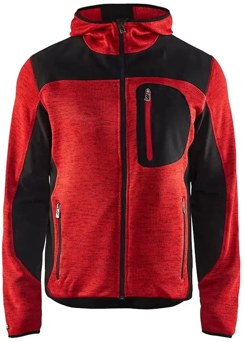 Blåkläder Hoodie XXS - Fluorescerend oranje/zwart - afbeelding 2 van 6