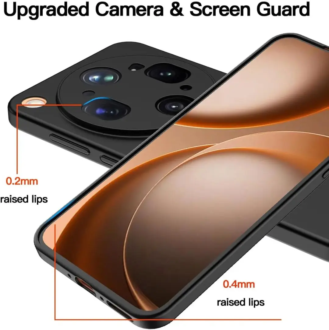 Selected Zwart TPU Hoesje Oppo Find X9 Ultra - Ultra Dun