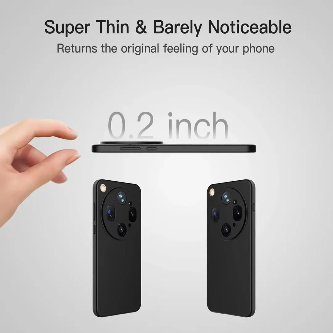 Selected Zwart TPU Hoesje Oppo Find X9 Ultra - Ultra Dun