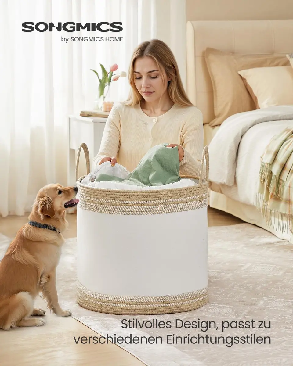 Songmics Wasemmer 90L - Beige