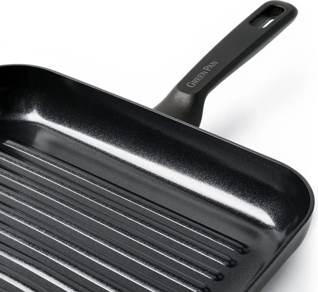 GreenPan Memphis Keramische Grillpan 28cm - Inductie - Zwart - afbeelding 6 van 6