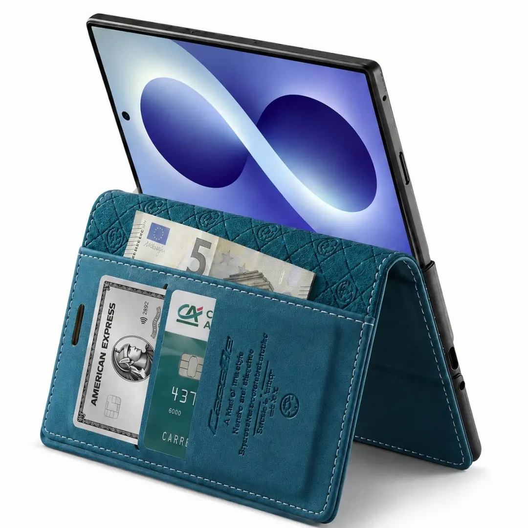 Caseme Folio-Kazme-GN-ZFO8 Leren Hoesje Groen - Samsung Galaxy Z Fold8
