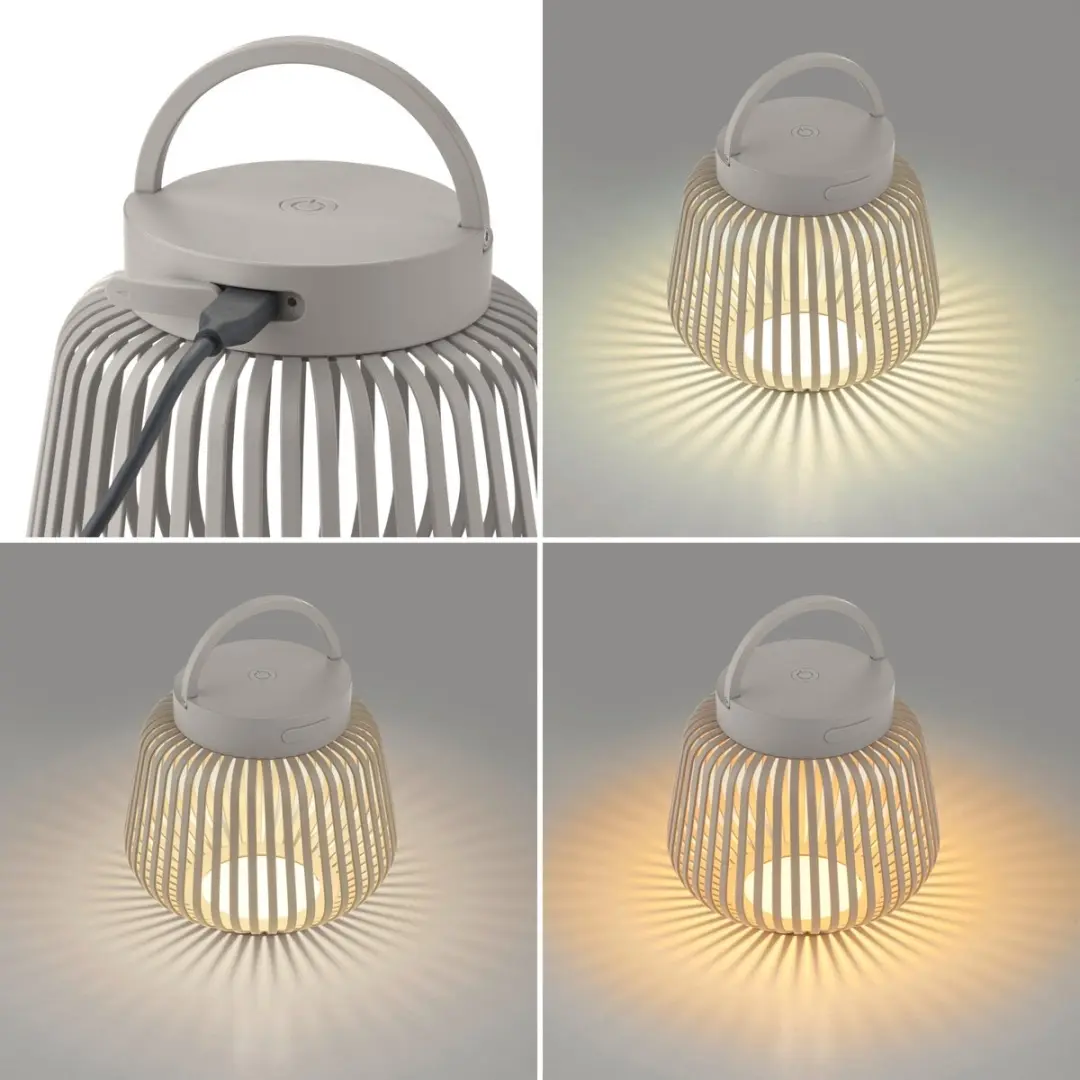 Blomus Lito LED Mobiele Lamp - Lichtgrijs