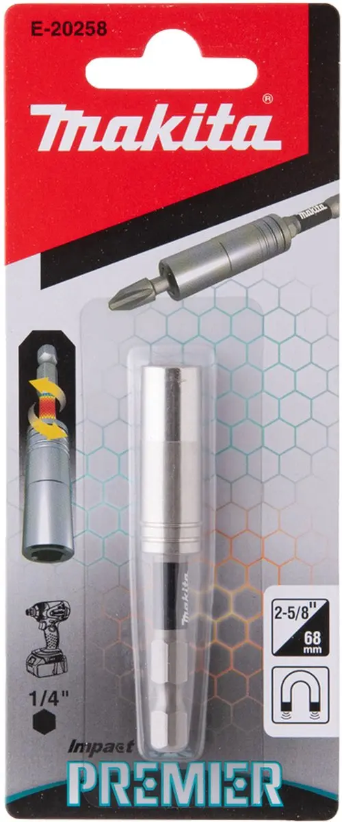 Makita Impact Premier Bithouder 1/4"x68mm