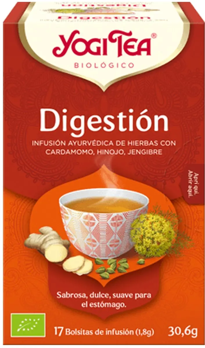 Yogi Tea Spijsvertering Biologisch 17 Zakjes