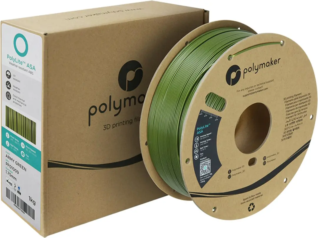 Polymaker PF01009 ASA Filament 1.75mm - 1000g - Army Green