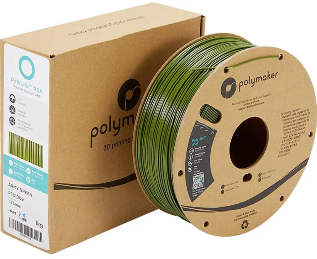 Polymaker PF01009 ASA Filament 1.75mm - 1000g - Army Green