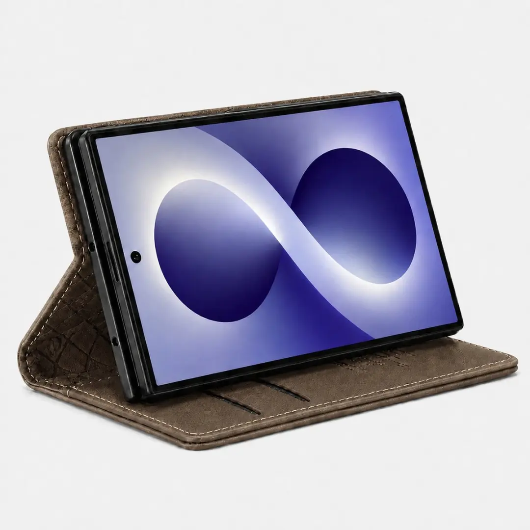 Caseme Leren Hoesje FOLIO-KAZME-BR-ZFO8
