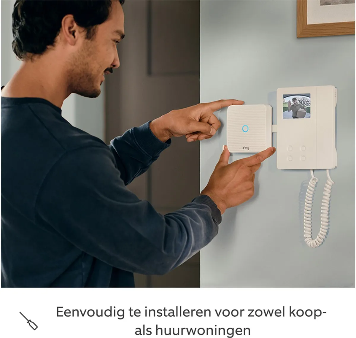Ring Intercom Video - Wit
