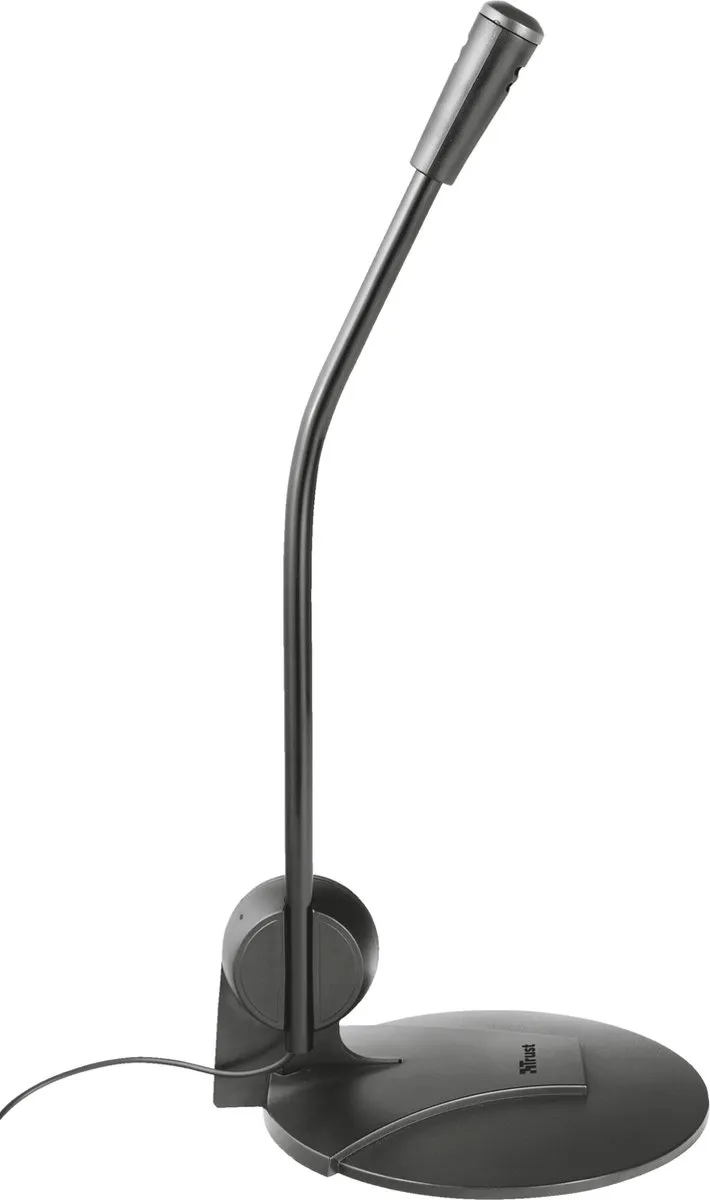 Trust Primo 21674 Microfoon - Bedraad - 3,5mm - Zwart