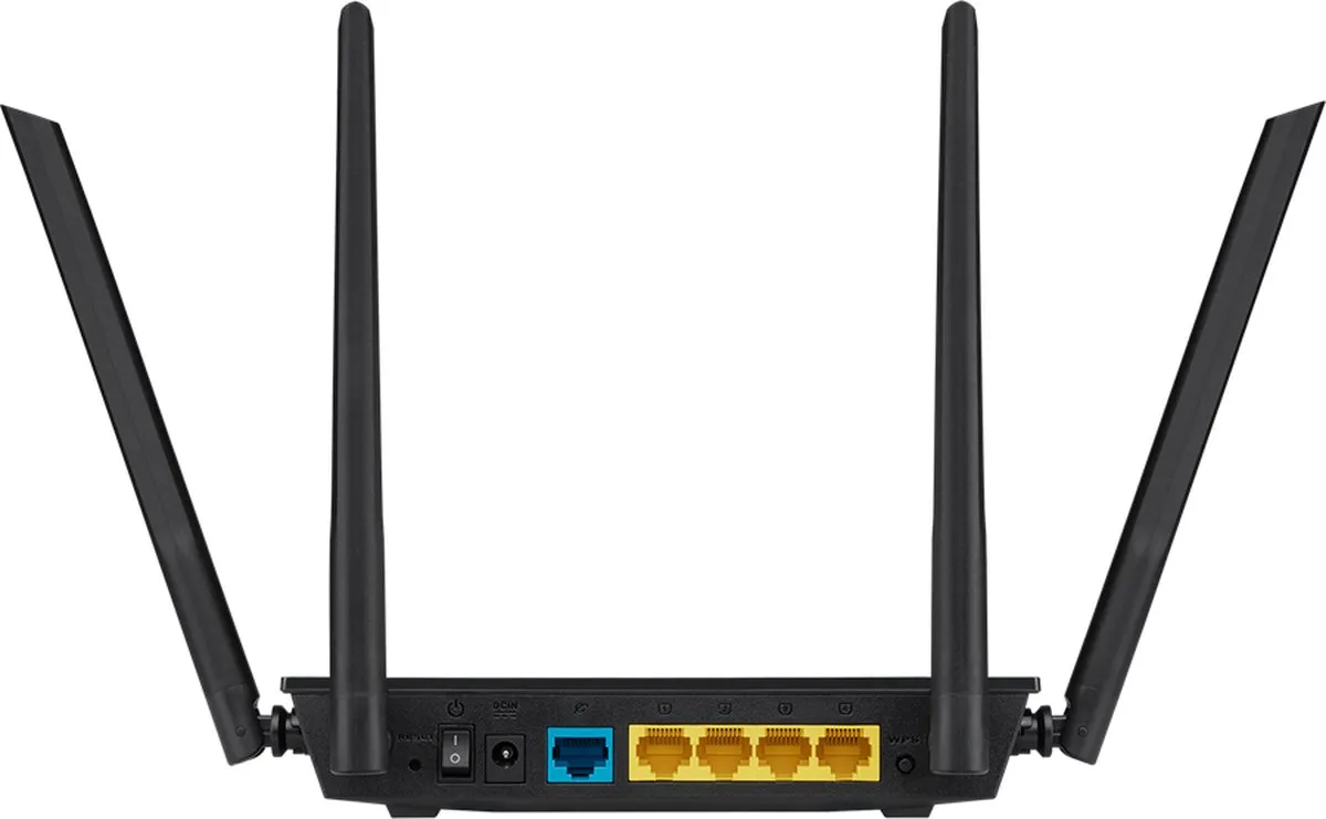 ASUS RT-AC1200 V2 Router - WiFi 5 Dual-Band 1200 Mbps - Zwart