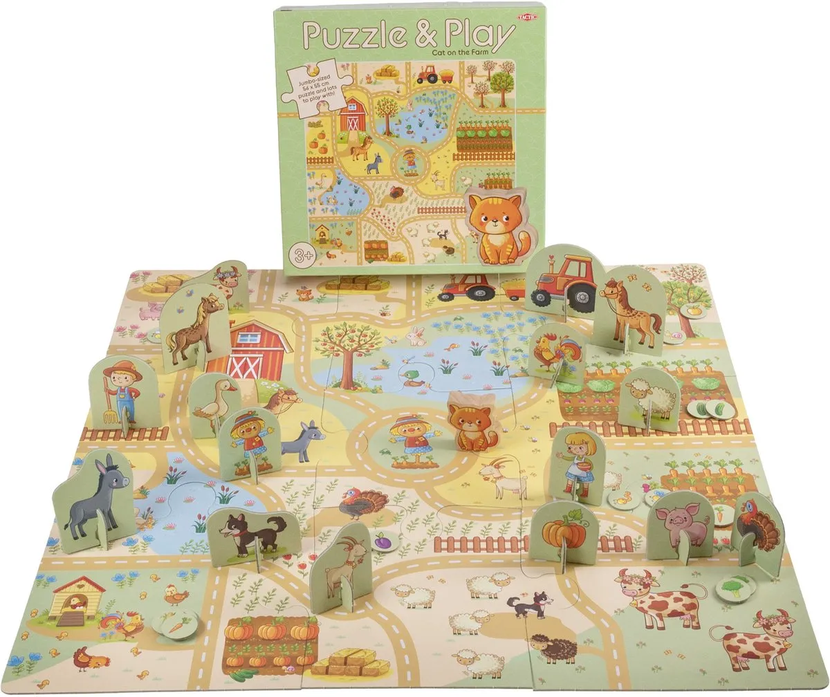 Tactic My First Puzzle & Play Cat on the Farm 59353
