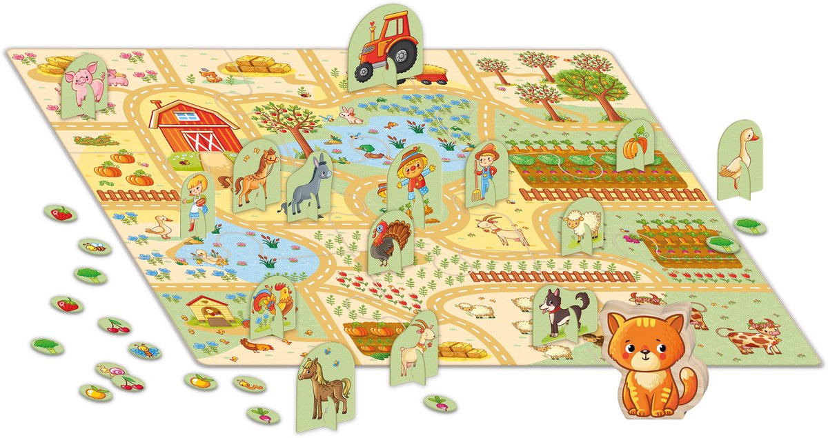 My First Puzzle & Play Cat on the Farm