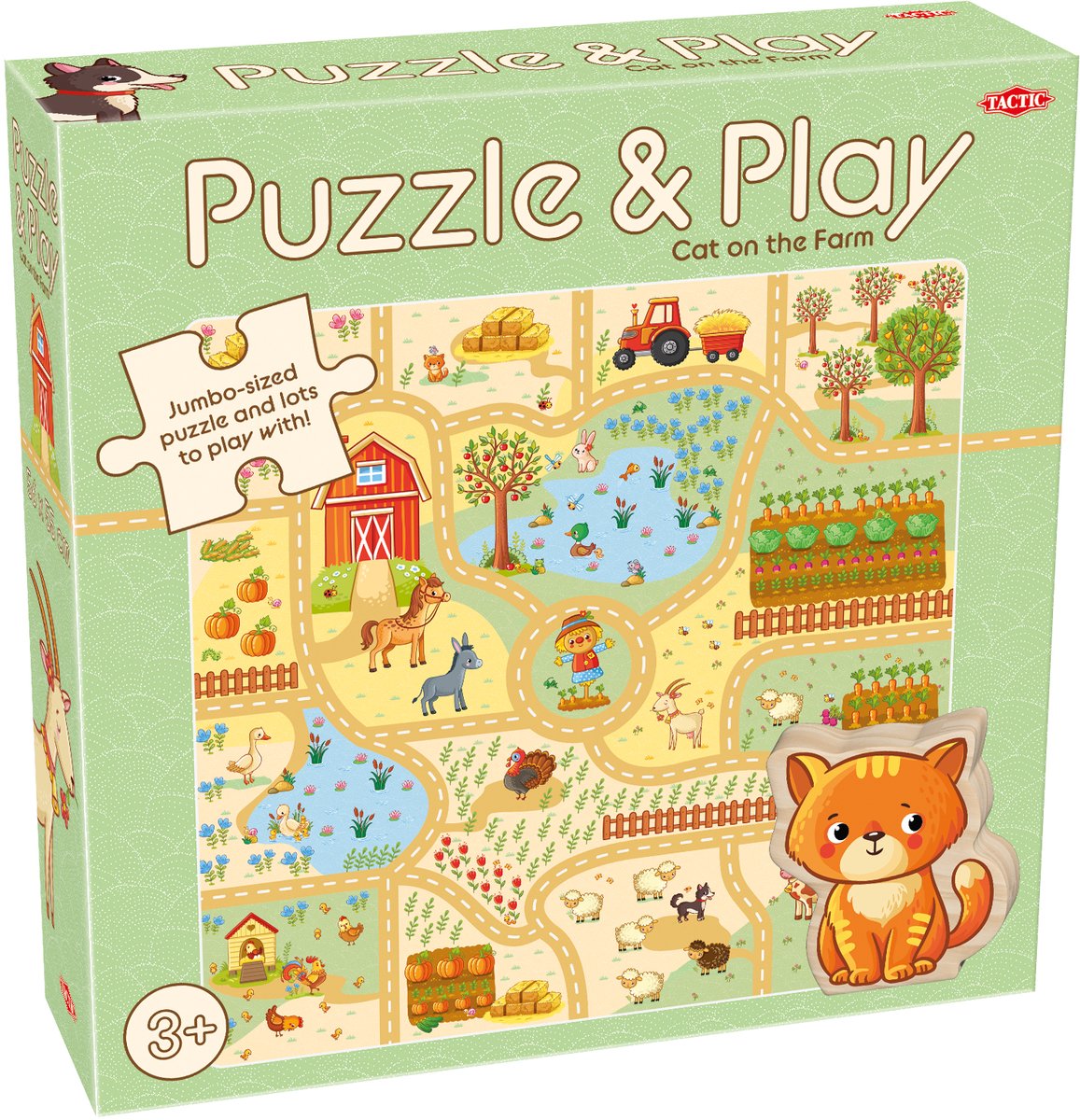 My First Puzzle & Play Cat on the Farm