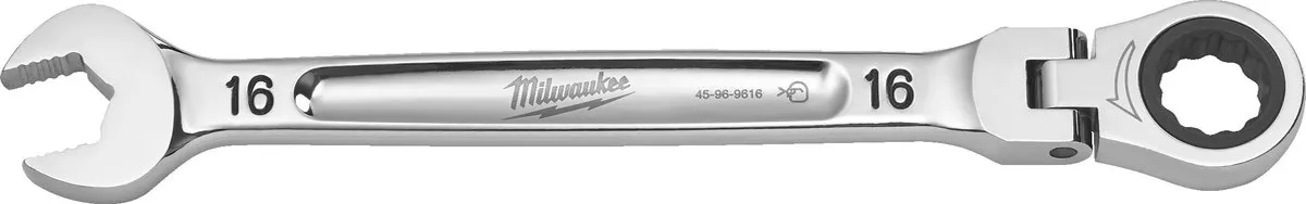 Milwaukee MAX BITE Flex Ringsteeksleutel 16mm - Ratelsleutel