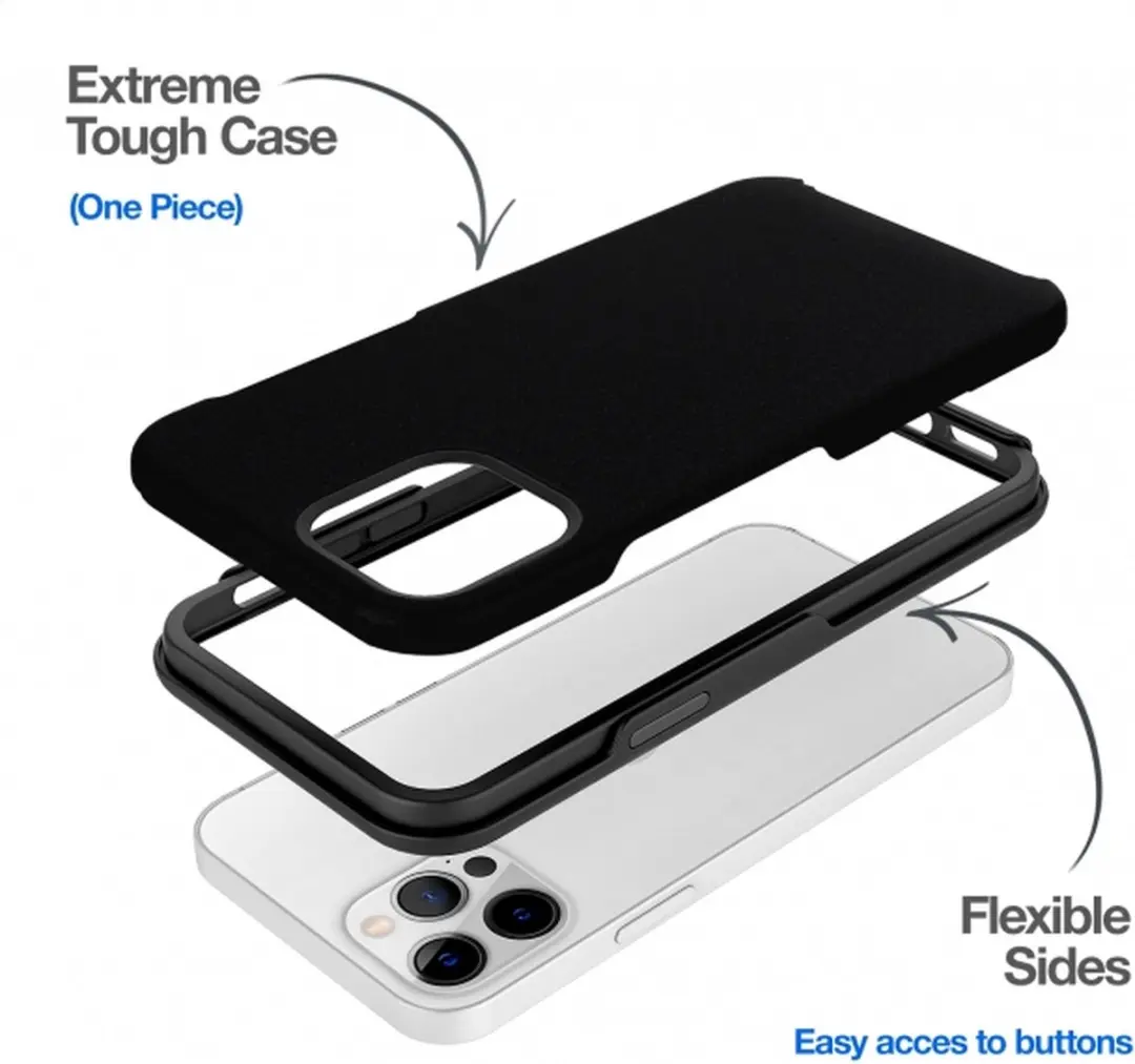 Mobilize Extreme Tough Hoesje iPhone Xs - Zwart