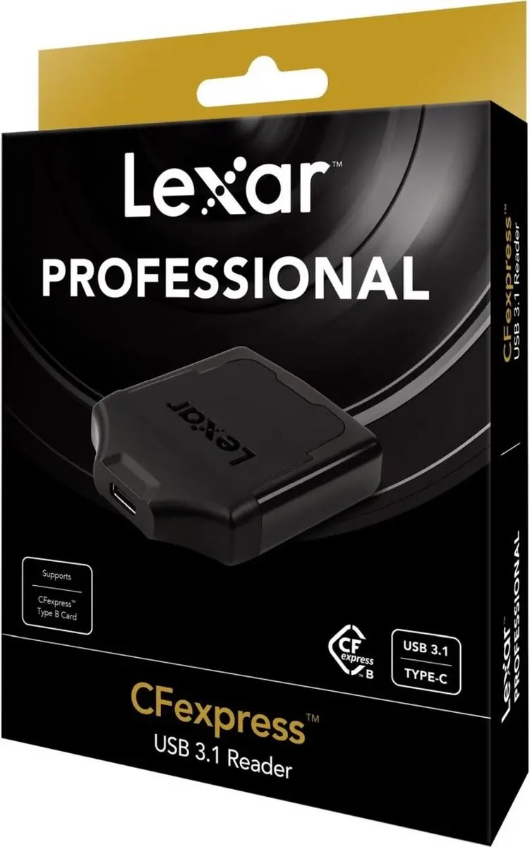 Lexar LRW470U-RNHNG CFexpress Lezer USB 3.2 Gen 2 - Grijs/Zwart