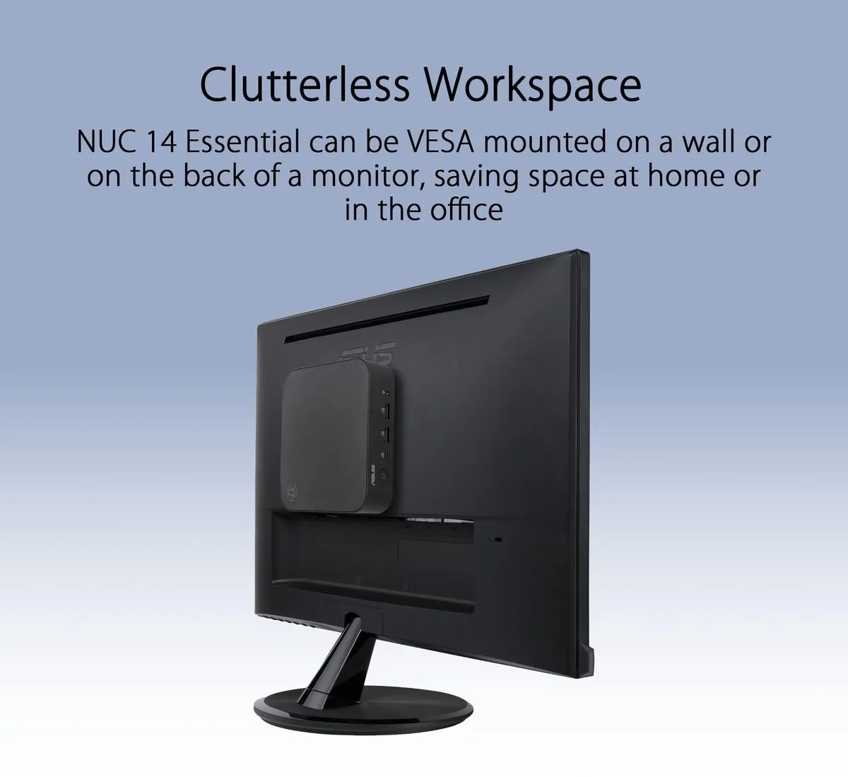 ASUS NUC 14 Essential RNUC14MNK9700002 Mini PC - Zwart - afbeelding 6 van 6