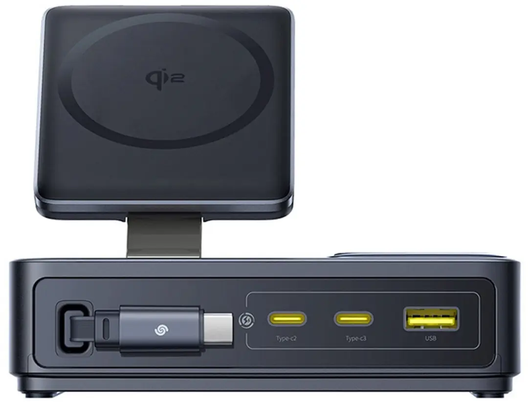 Baseus Nomos 5-in-1 140W Oplaadstation - Zwart