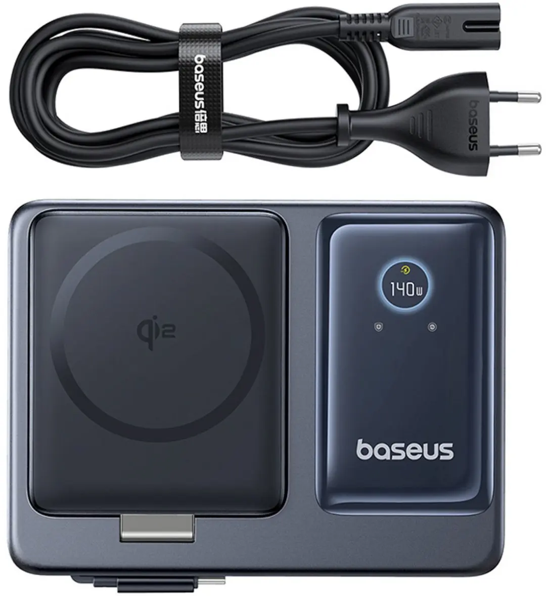 Baseus Nomos 5-in-1 140W Oplaadstation - Zwart