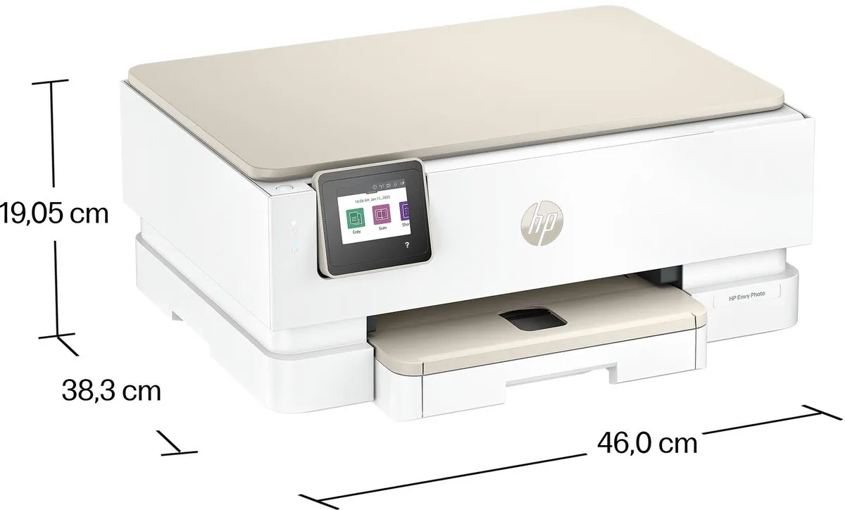 HP ENVY Photo 7234 B63K0B All-in-One Printer - 25 ppm Kleur - Beige/Wit