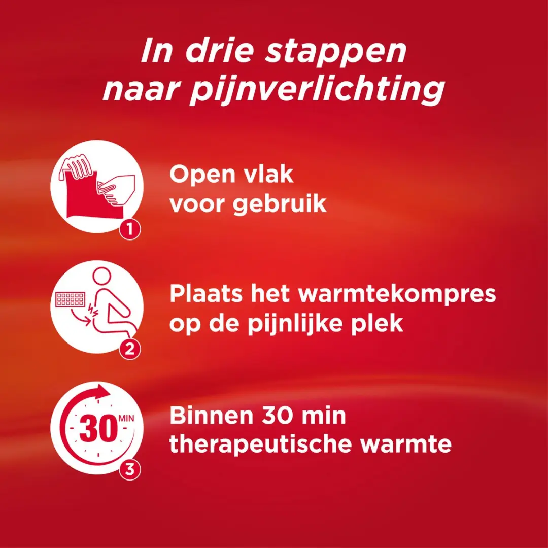 Thermacare Zelfverwarmende kompressen Nek - Schouder - Pols Pijn 6 stuks - Nekpijn - Spierpijn, artrose, verstuiking - Patch