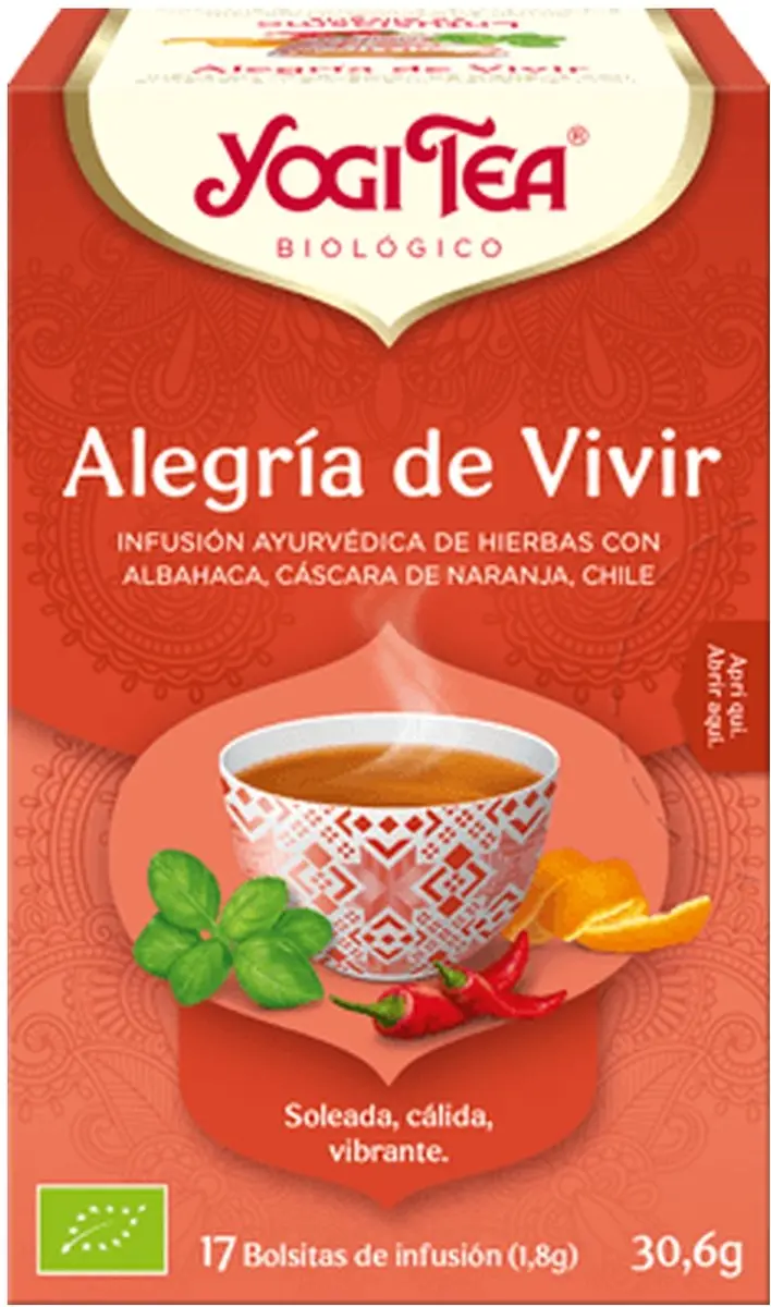 Yogi Tea Joie de Vivre Bio 17 Zakjes