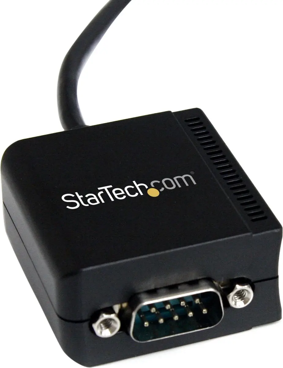 Startech ICUSB2321FIS USB naar RS232 Adapter - Geïsoleerd - Zwart