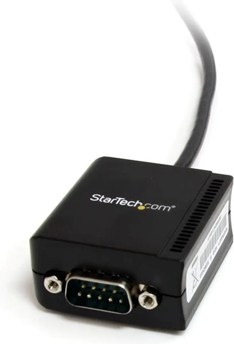 Startech ICUSB2321FIS USB naar RS232 Adapter - Geïsoleerd - Zwart