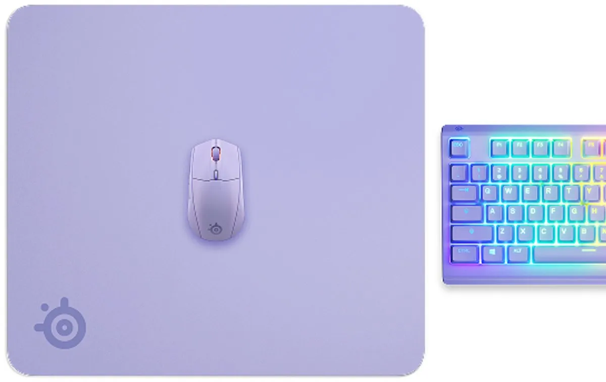 SteelSeries QcK Large Gaming Mousepad 490x420mm - Lavendel