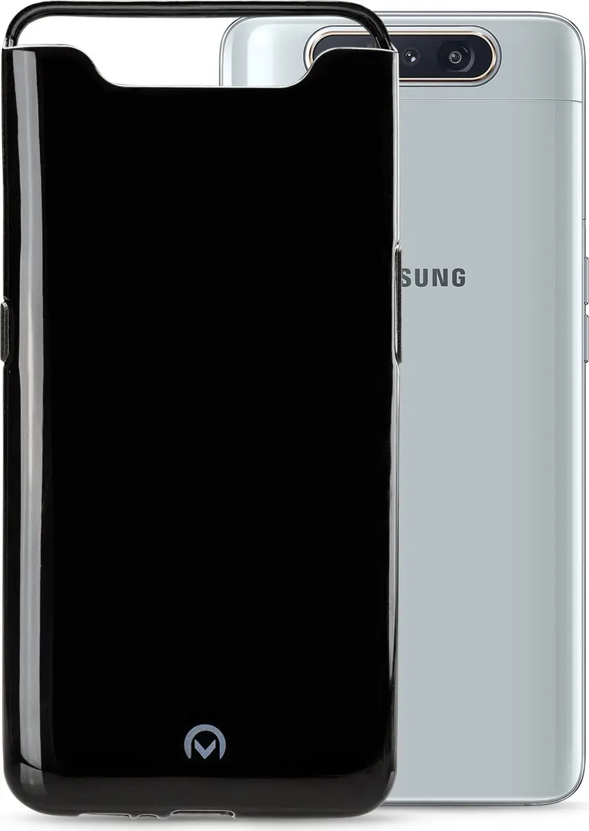 Mobilize Hoesje geschikt voor Samsung Galaxy A80 Telefoonhoesje Flexibel TPU | Mobilize Gelly Backcover | Galaxy A80 Case | Back Cover - Zwart