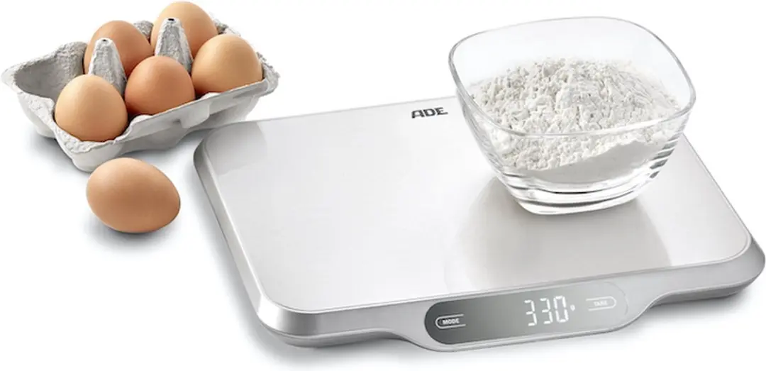 ADE Ladina KE 1601 Digitale Keukenweegschaal - 15kg - 1g - Zilver