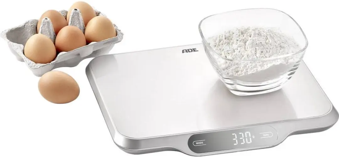 ADE Ladina KE 1601 Digitale Keukenweegschaal - 15kg - 1g - Zilver